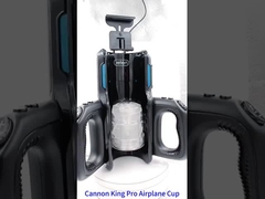 Pria Mesin Masturbasi Otomatis Telescopic Mendorong Piala Pesawat